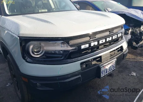 2024 Ford Bronco Sport Outer Banks z USA, uszkodzony, nr VIN 3FMCR9C60RRF48791